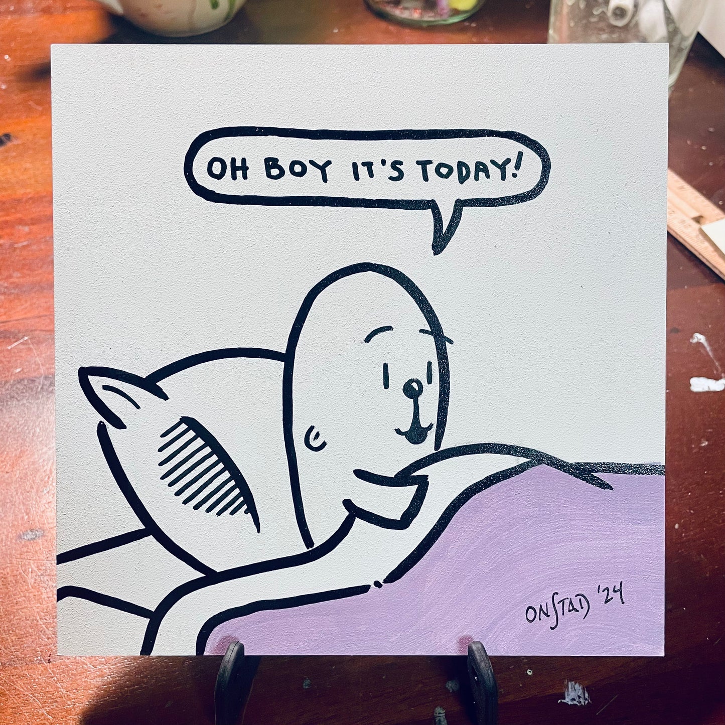 Oh Boy It's Today - Lavender