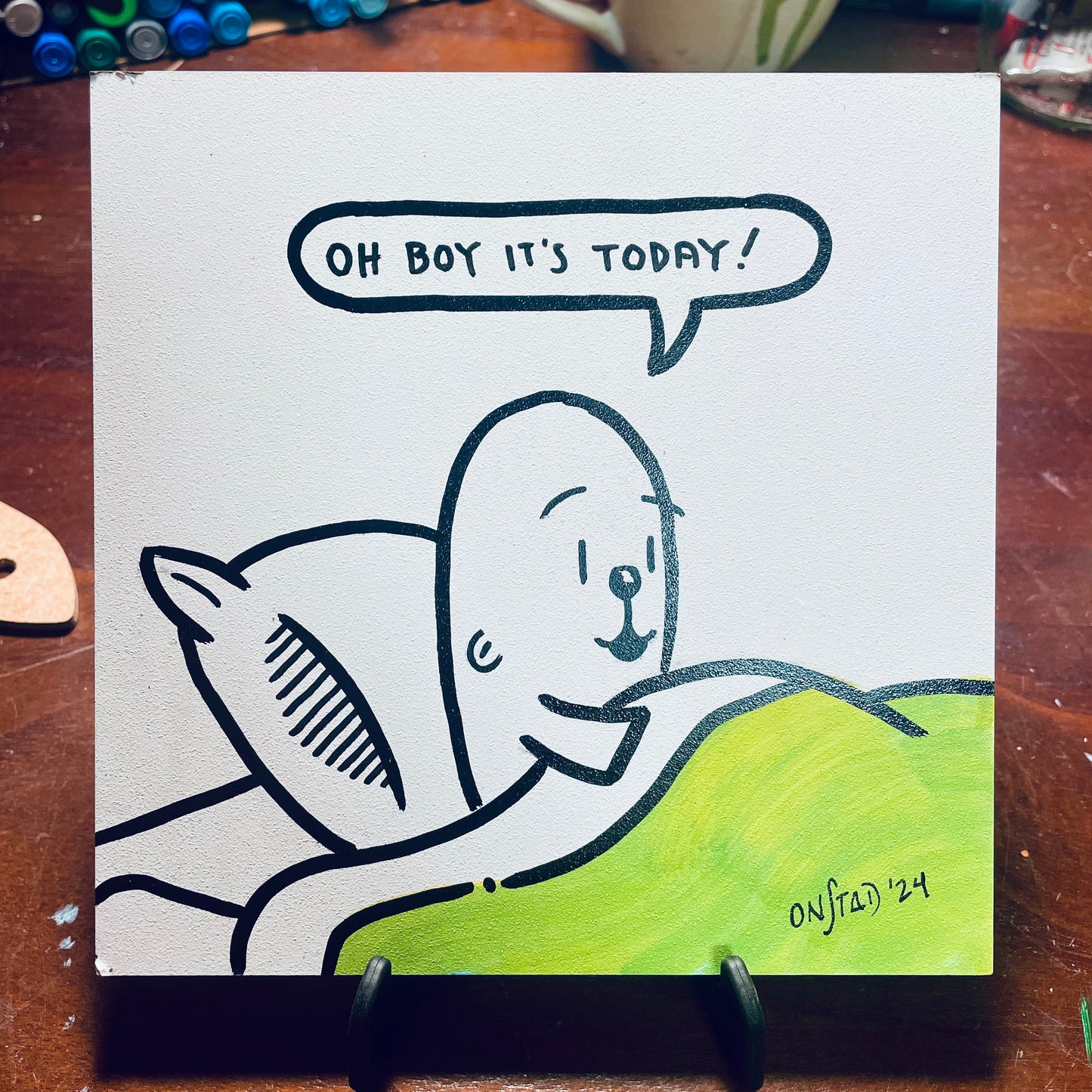 Oh Boy It's Today - Green