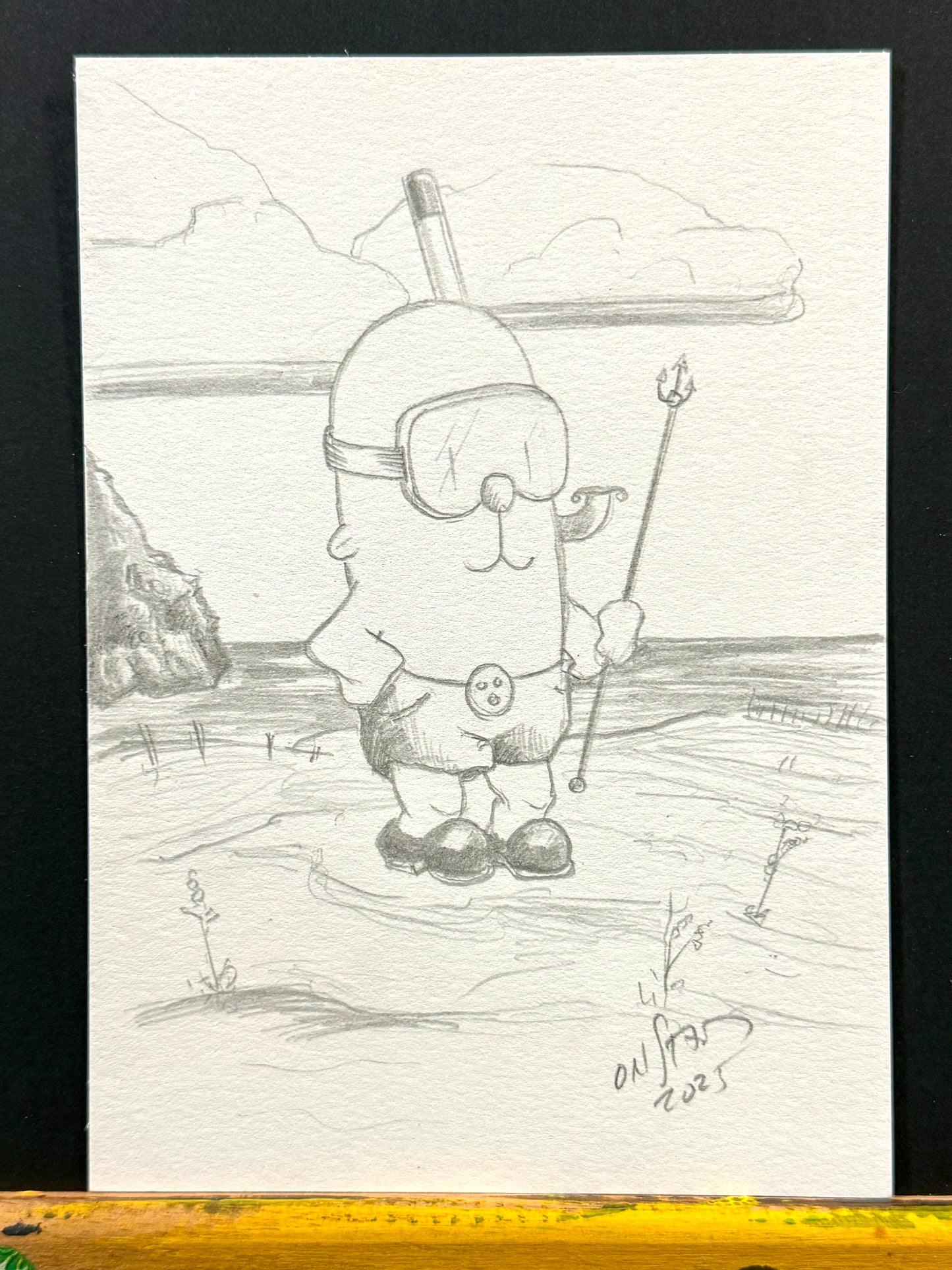 Philippe, Spearfisherboy In Shortpants, 5x7"