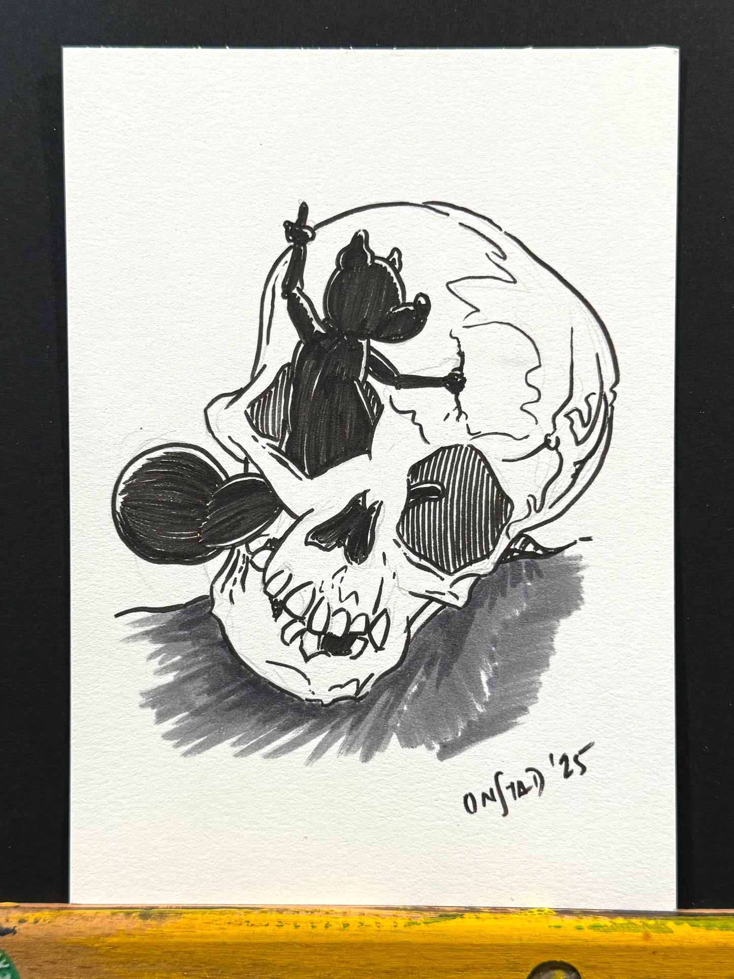 Todd, Inkskull Ridealong, 5x7"