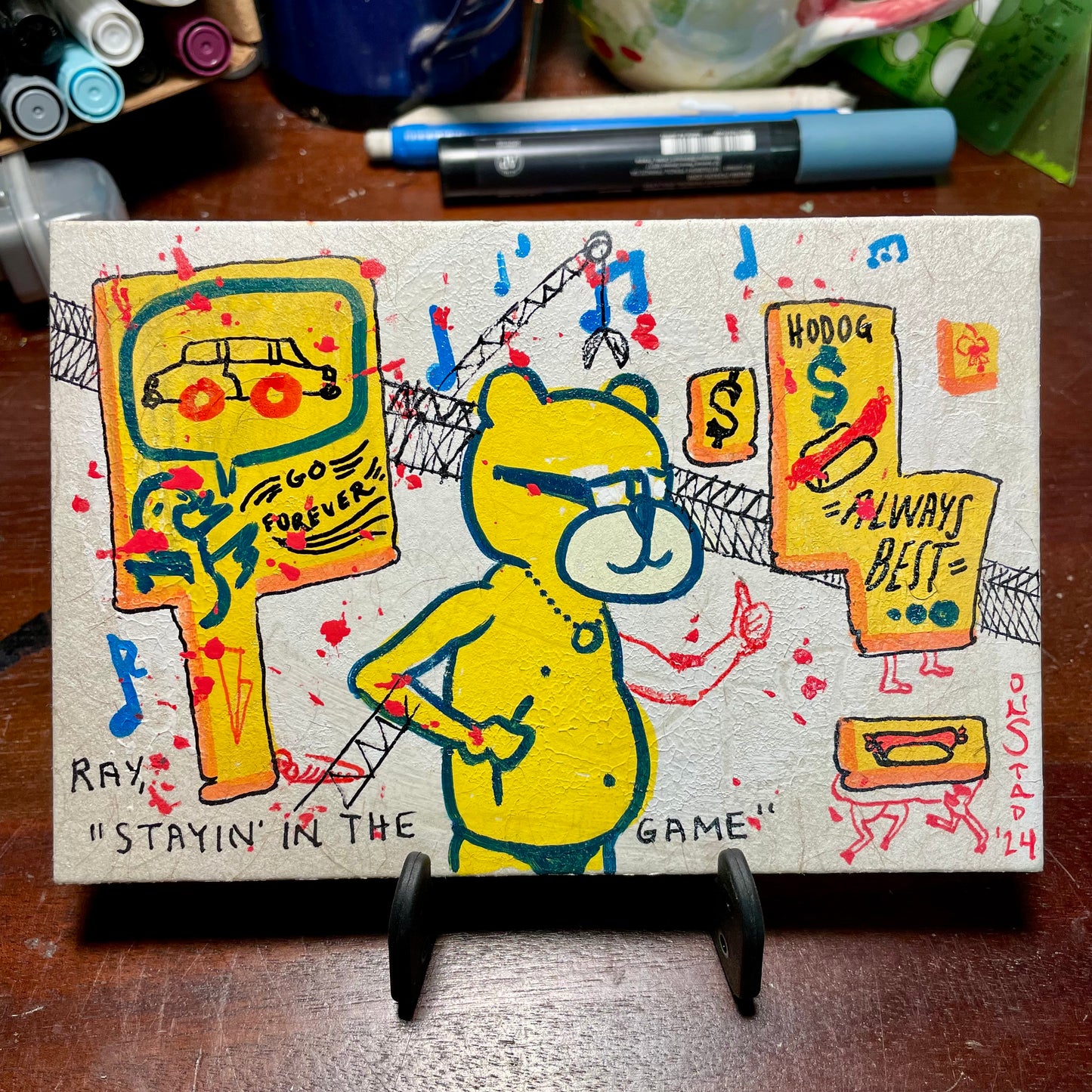 Ray, Stayin' in the Game, 4x6"