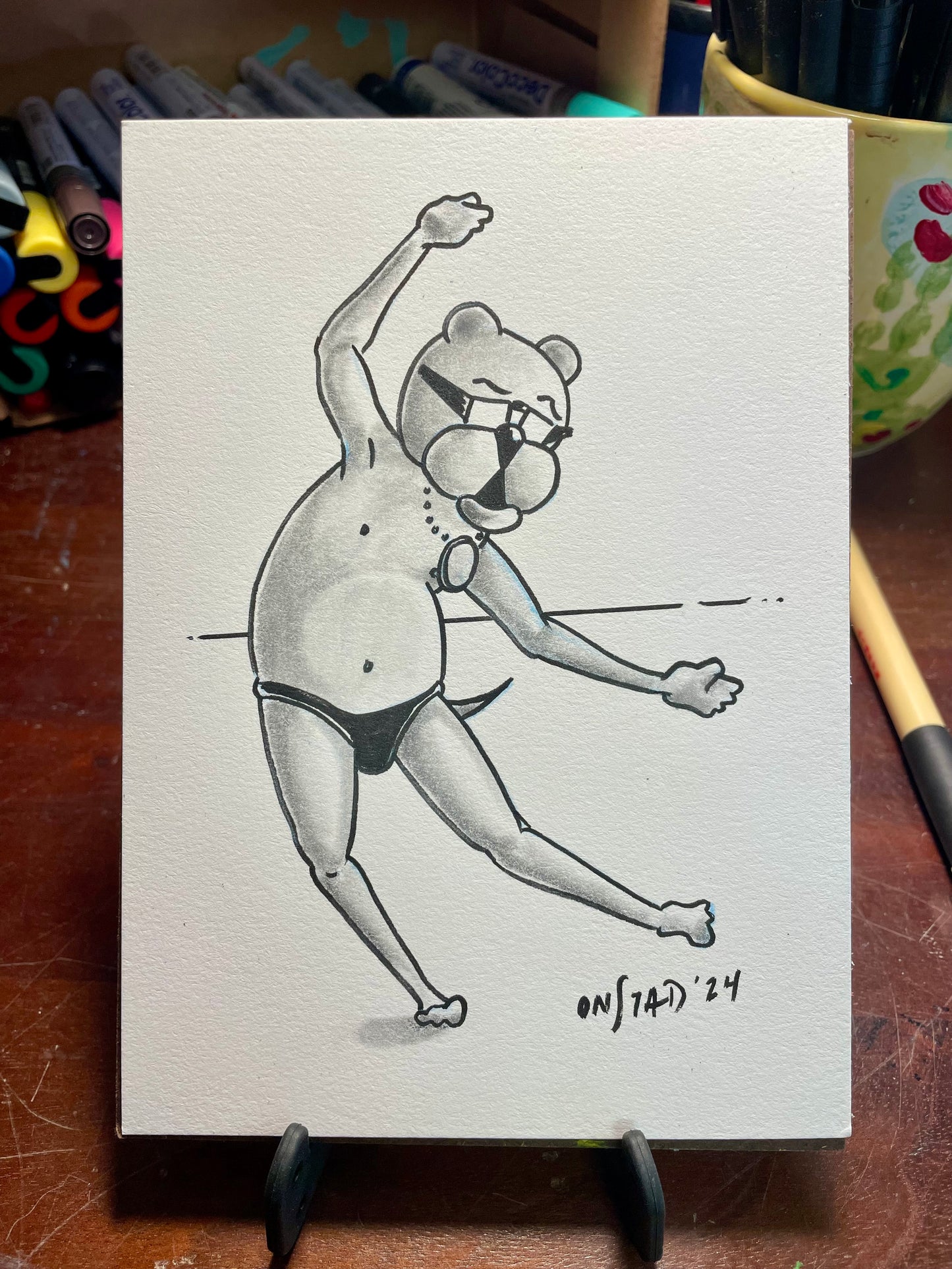 Ray, The Perfect Dancer, 5x7"