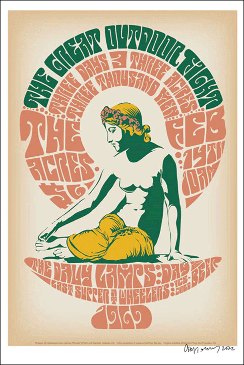 Signed Poster - Great Outdoor Fight 1969