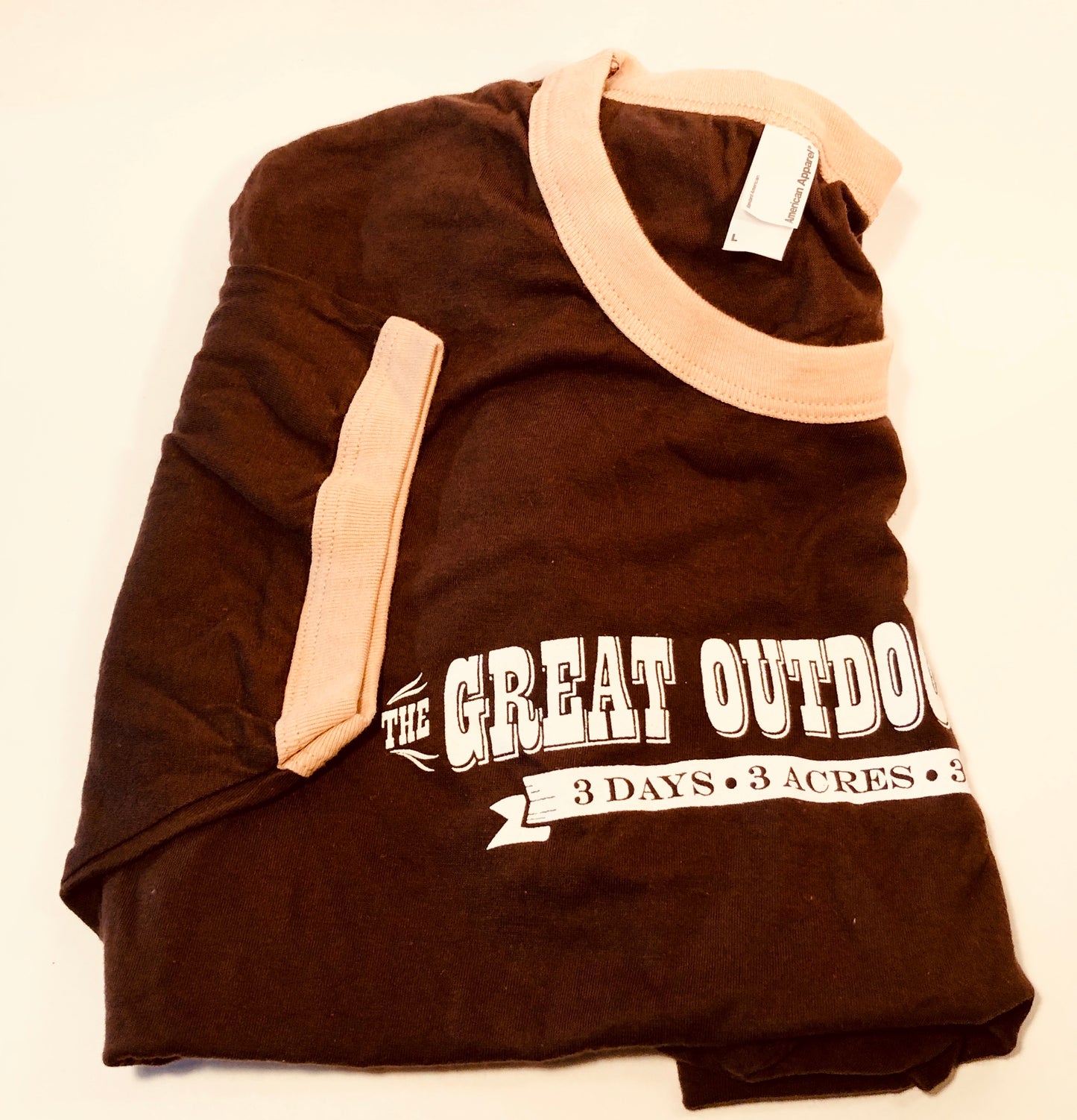 Great Outdoor Fight Ringer Tee, Brown