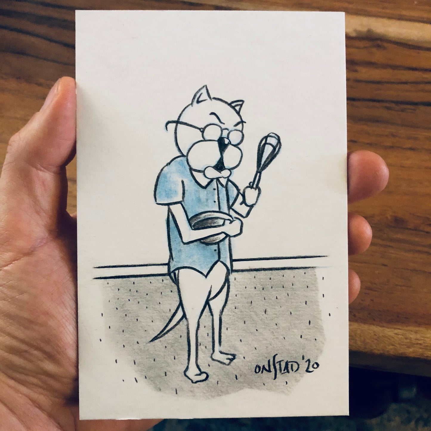 Pat, Asshole Holding Whisk