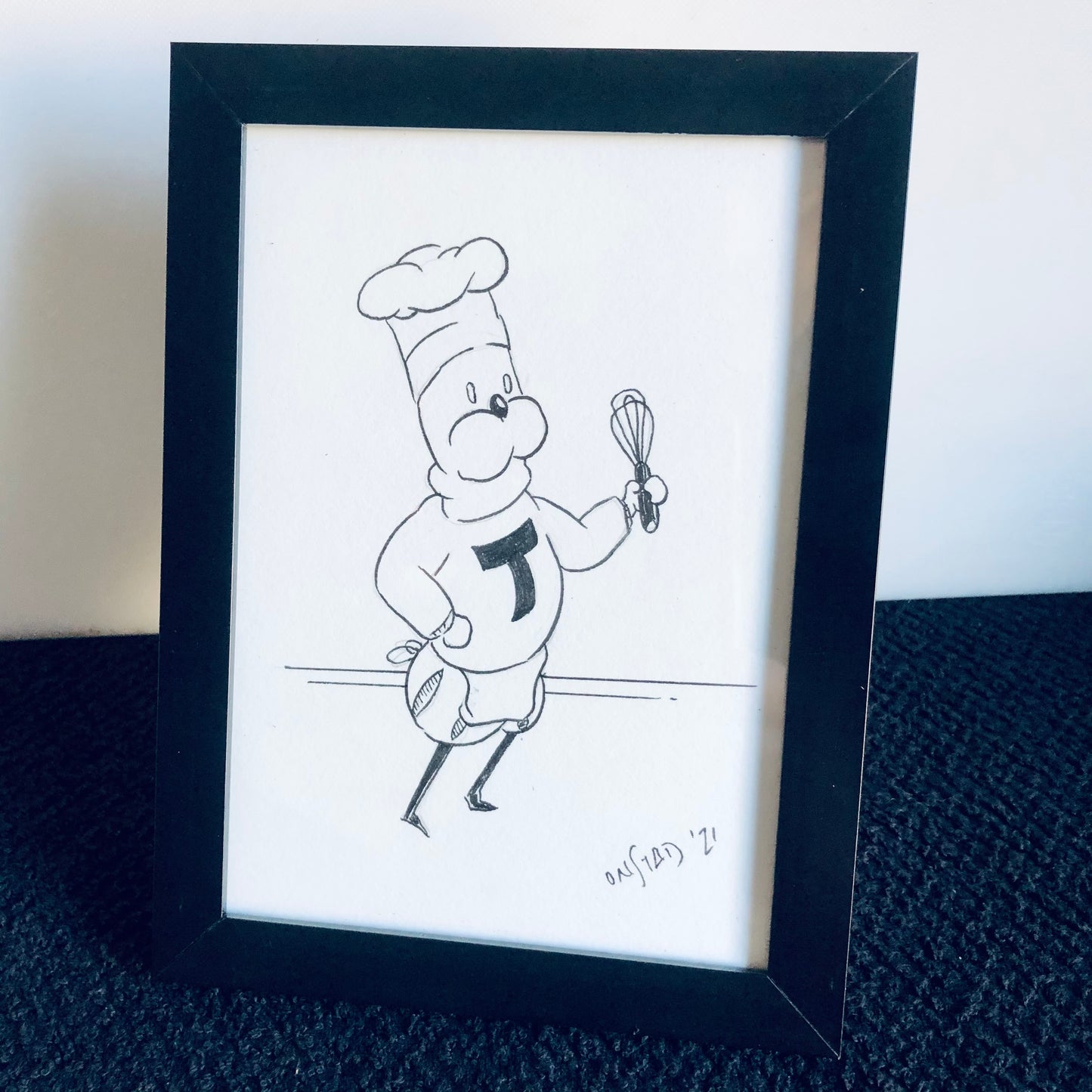 Framed Teodor Original 03312021 - Stiff Peaks