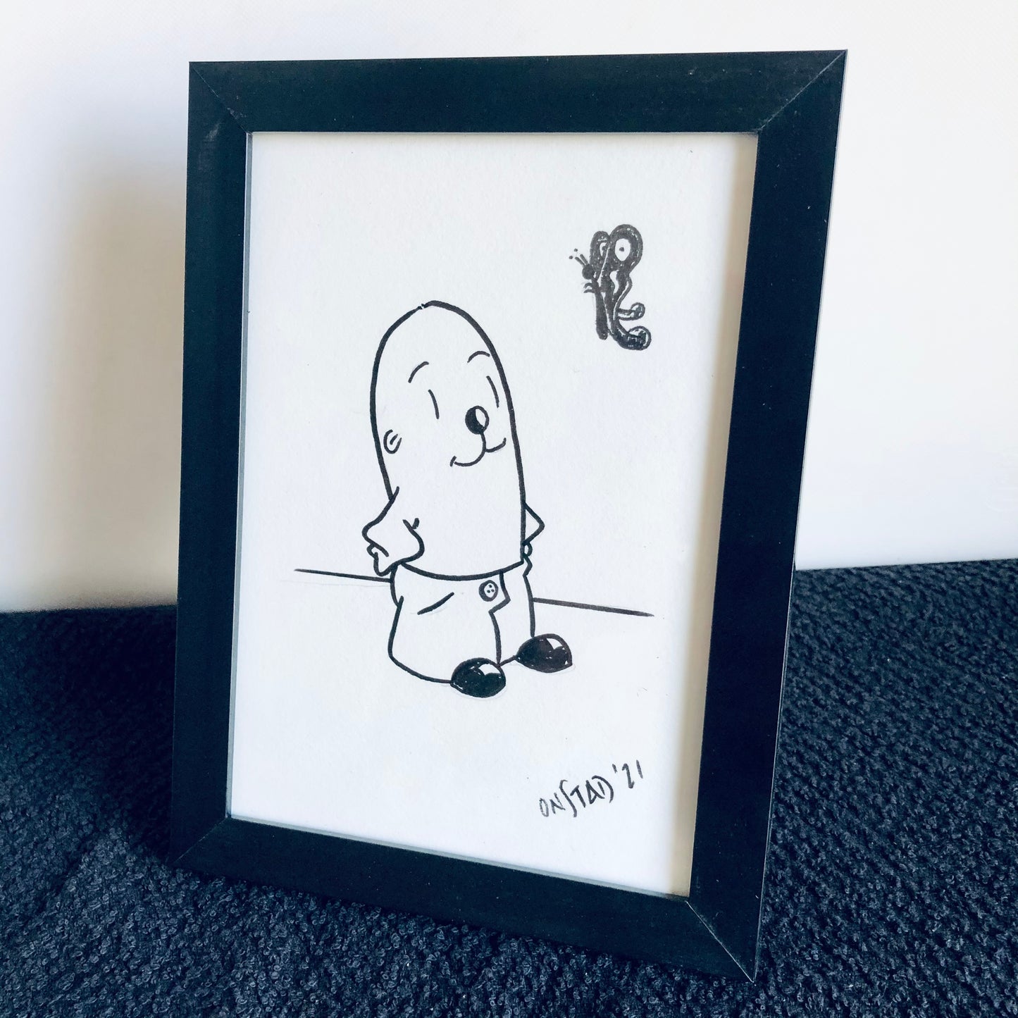 Framed Philippe Original 03262021 - Butterfly