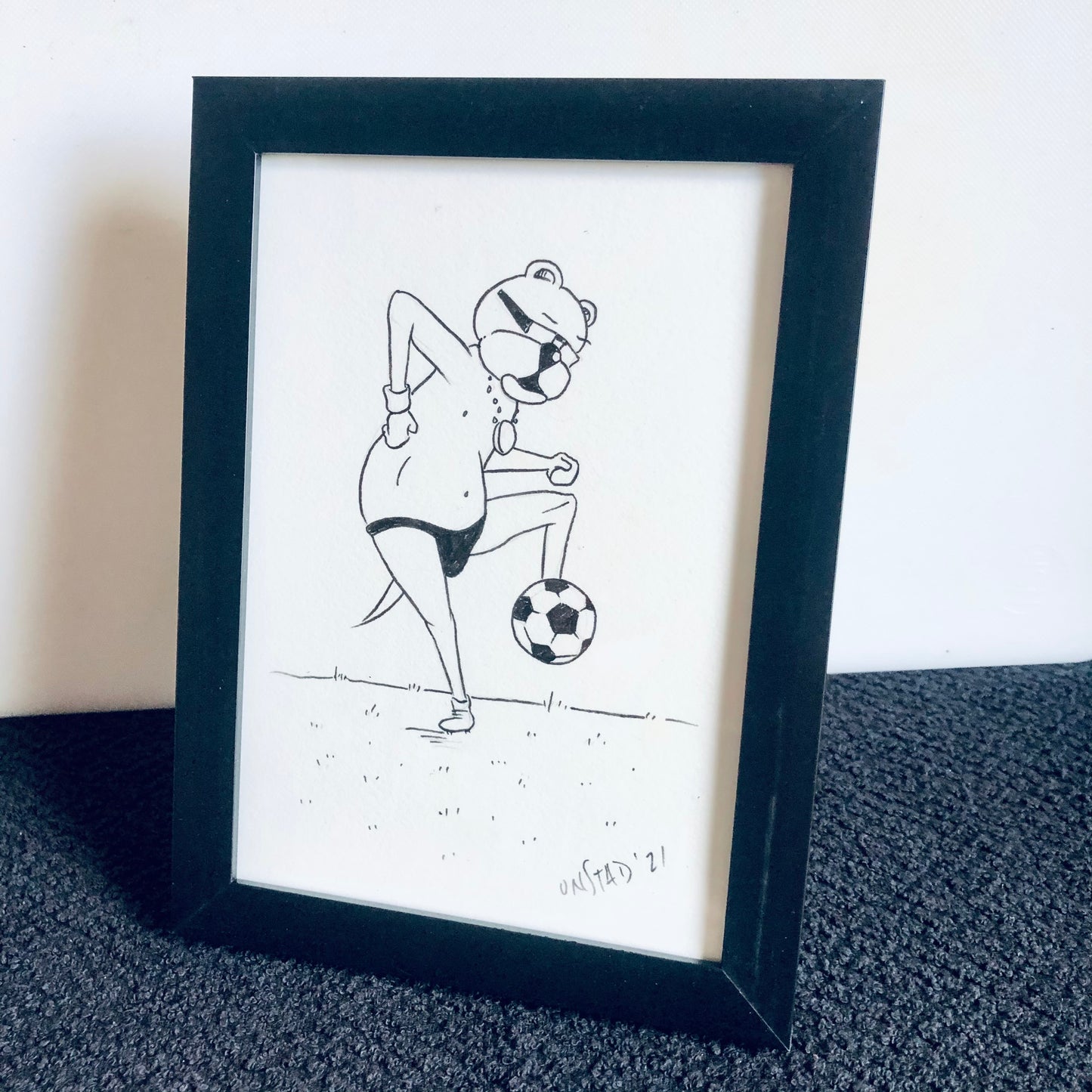 Framed Ray Original - Fútbol Genius Worldwide