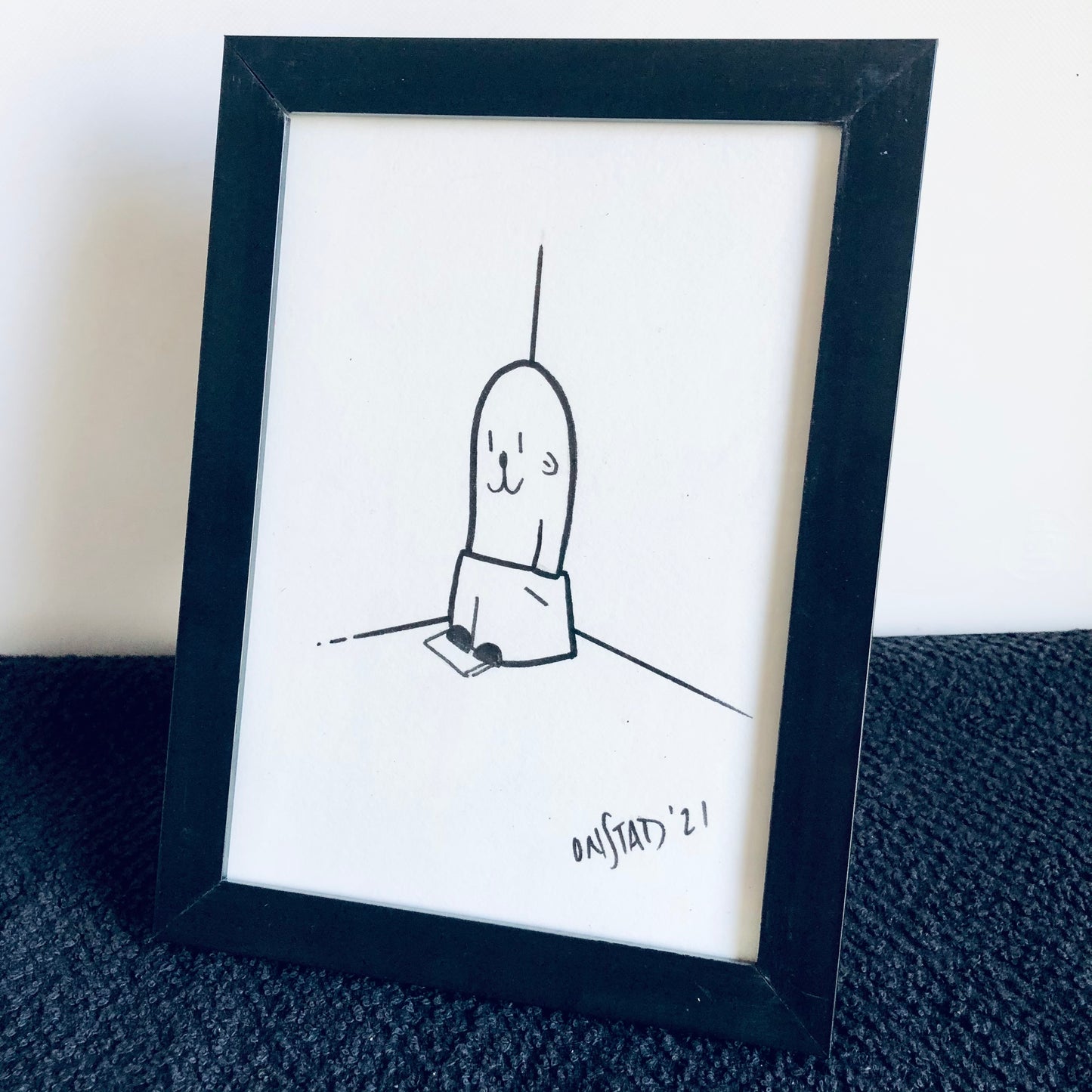 Framed Philippe Original 03262021 - Standing On It