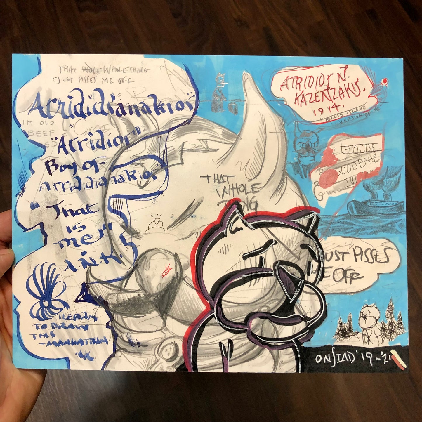 Great-Great Grandfather Arrididianakios Kazenzakis, 8x10”