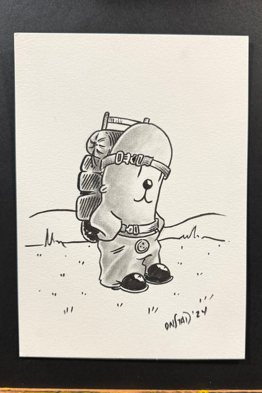 Philippe, The Little Hiker Boy, 5x7"