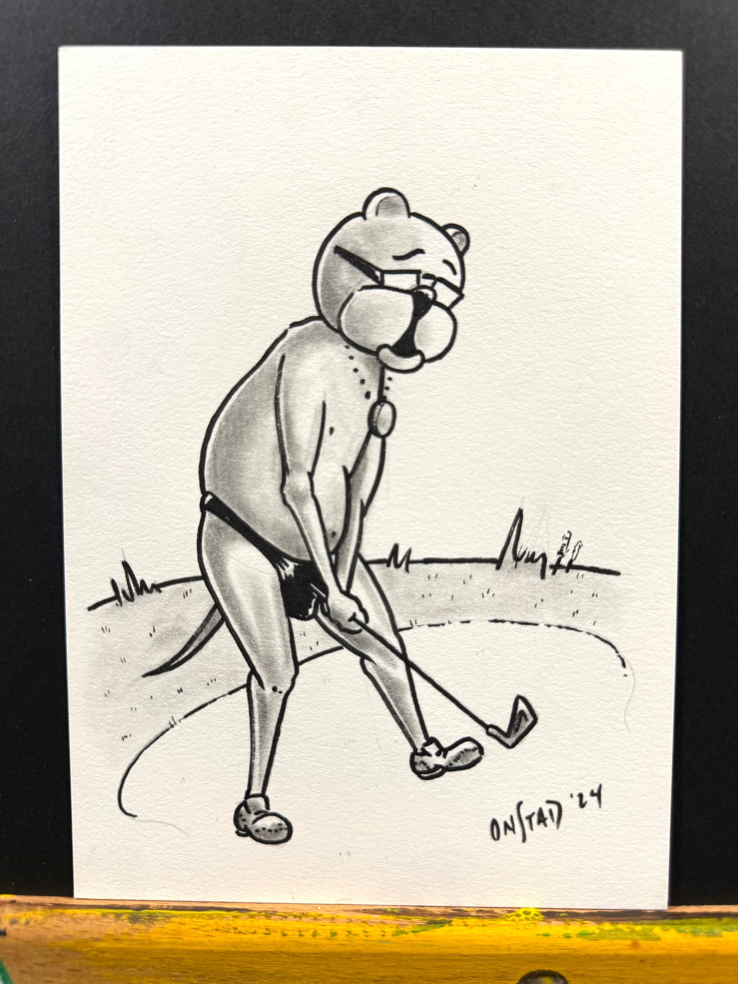 Ray, My Short Game Punishes, 5x7"