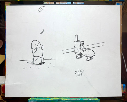 French Fry - sketchbook study