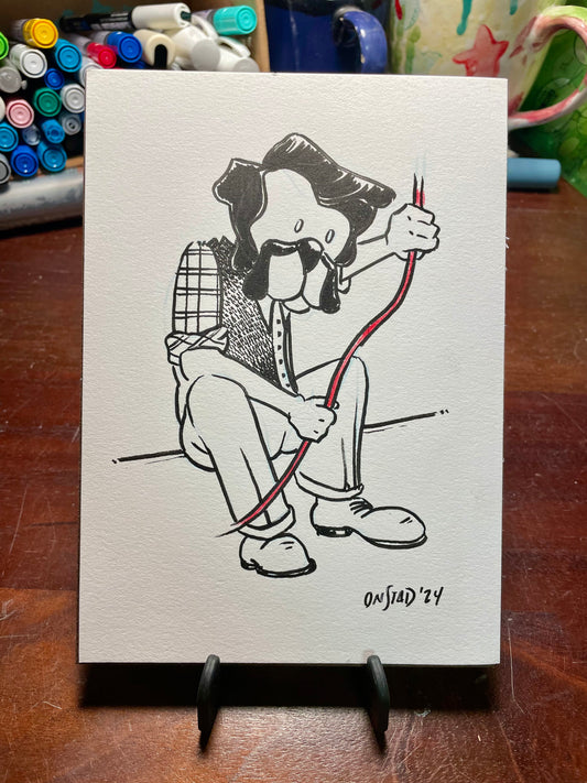 Peter H. Cropes, Just Messin', 5x7"