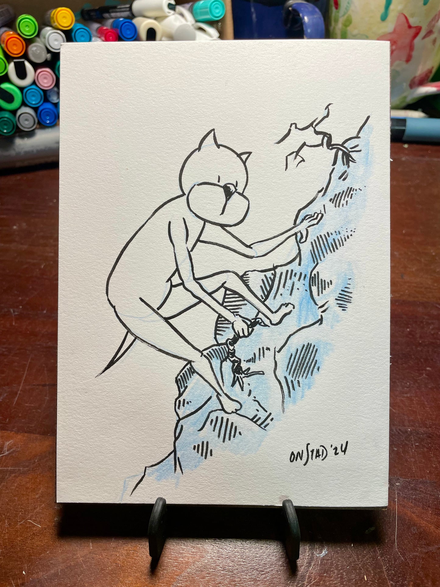 Roast Beef, The Scrambler, 5x7"