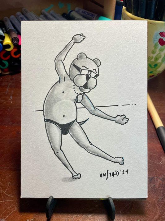 Ray, The Perfect Dancer, 5x7"