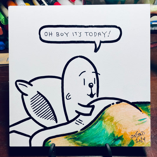 Oh Boy It's Today - Beige