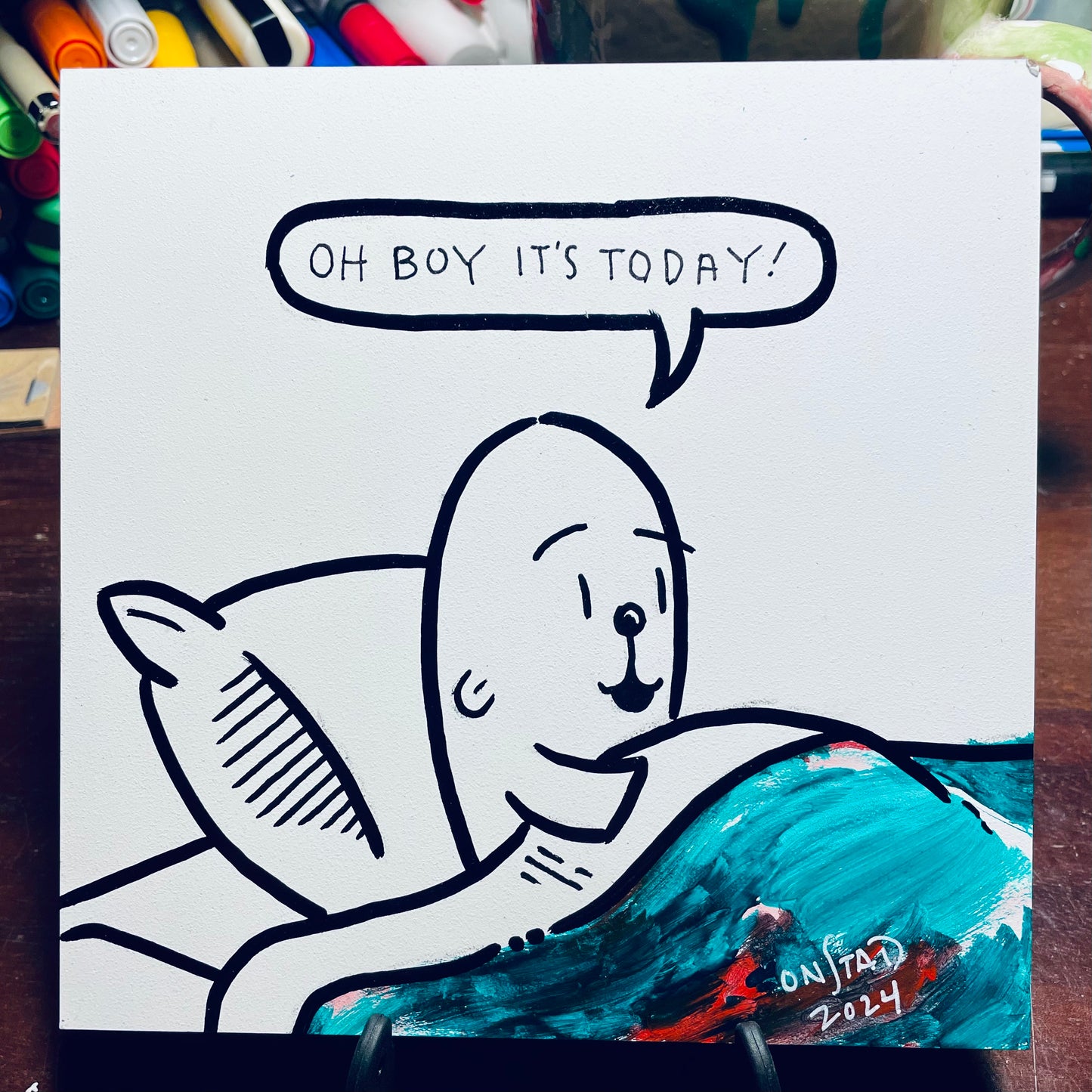 Oh Boy It's Today - Green