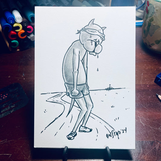 Beef, The Long Distance Runner, 5x7"