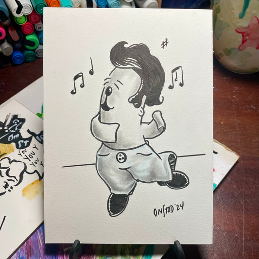 Rockabilly Dance Boy, 5x7"