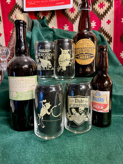 16oz Glass - Pat the Cat