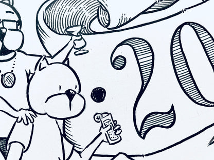 20th Anniversary Portrait, 9x12”