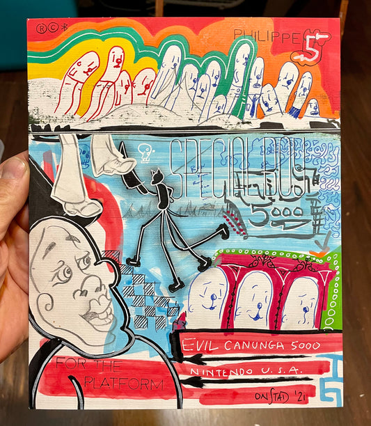 EVIL CANUNGA 500 THE VIDEO GAME FOR THE PLATFORM, 8x10”