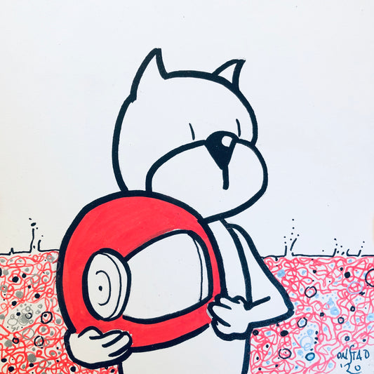 Copy of Million Year Stare in Cold Area Seven - Red