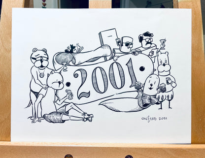 20th Anniversary Portrait, 9x12”