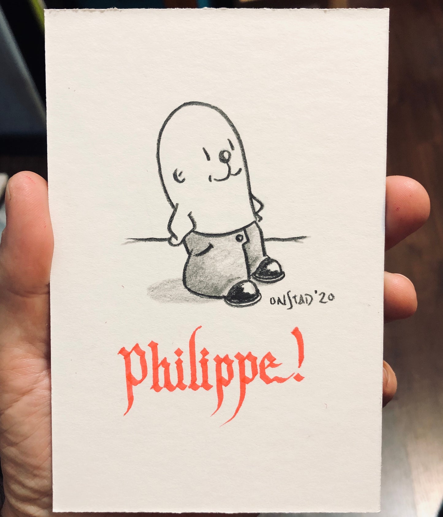 Philippe, Calligraphy-Proud!