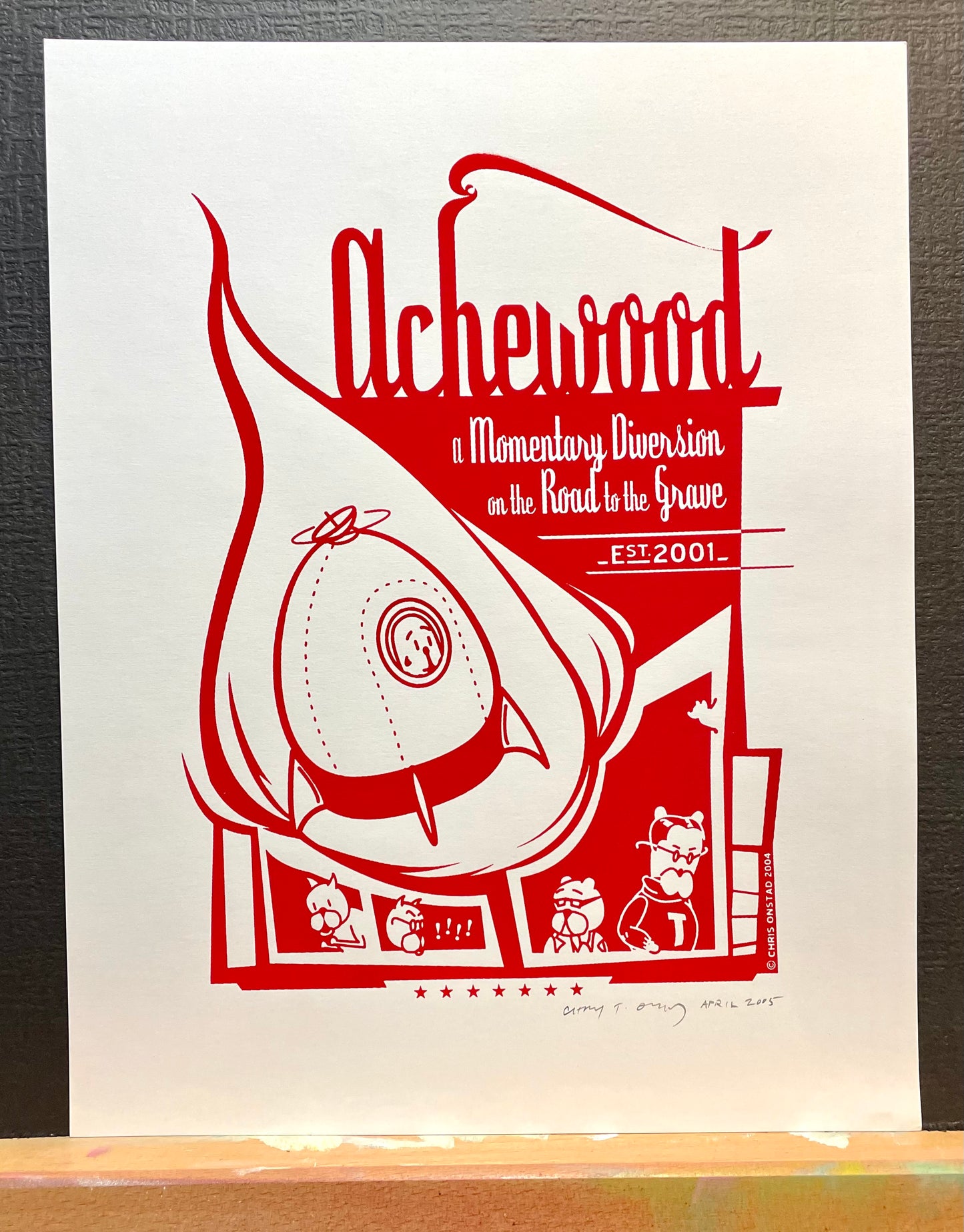 2005 Vintage Silkscreen - Momentary Diversion - Multiple Colors