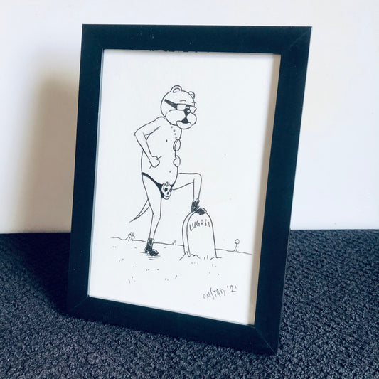 Framed Ray Original -  Goth Warm-Down