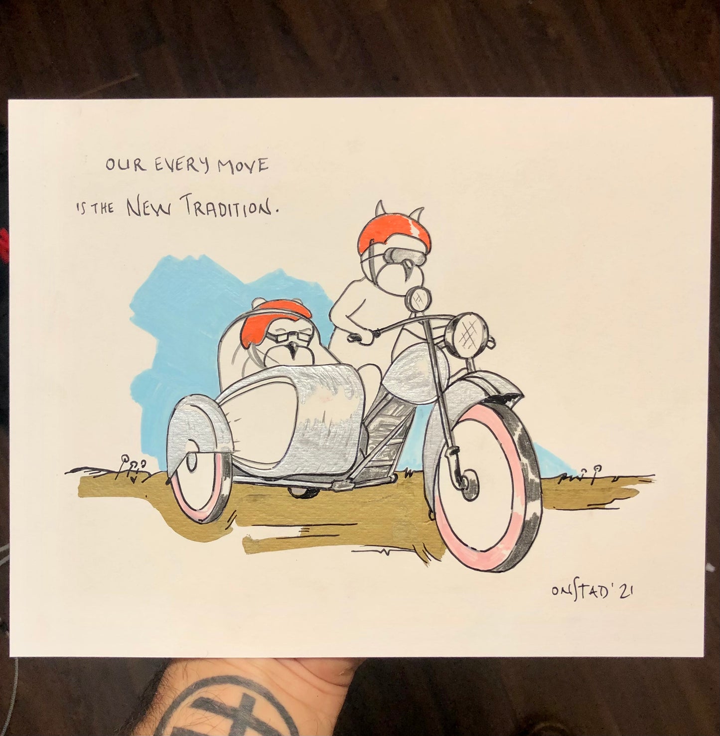 New Tradition, Crisp Metals, 8x10”