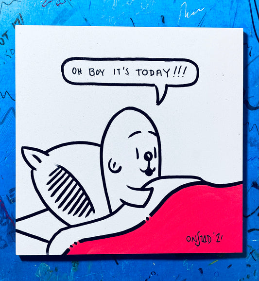 Oh Boy It's Today, 6", 11/20/21-Red