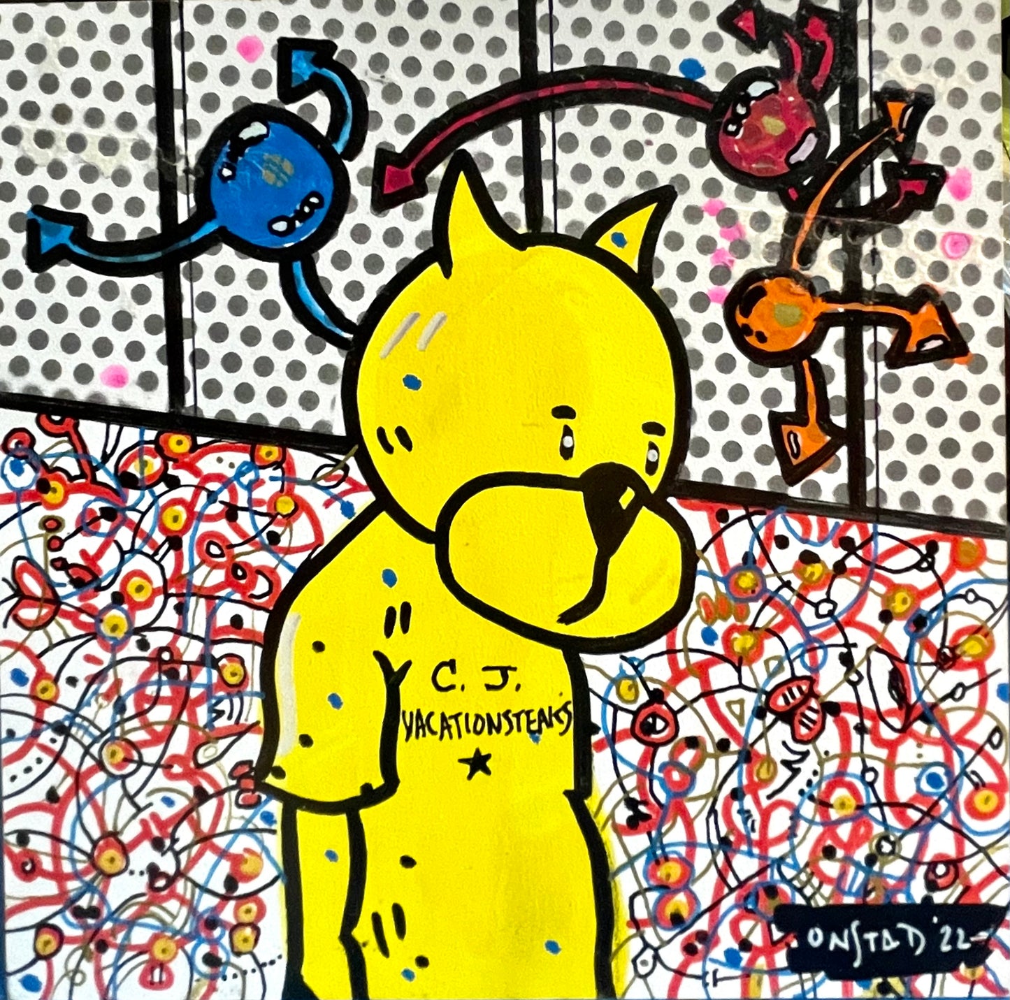 Starring Roast Beef Kazenzakis as C. J. Vacationsteaks