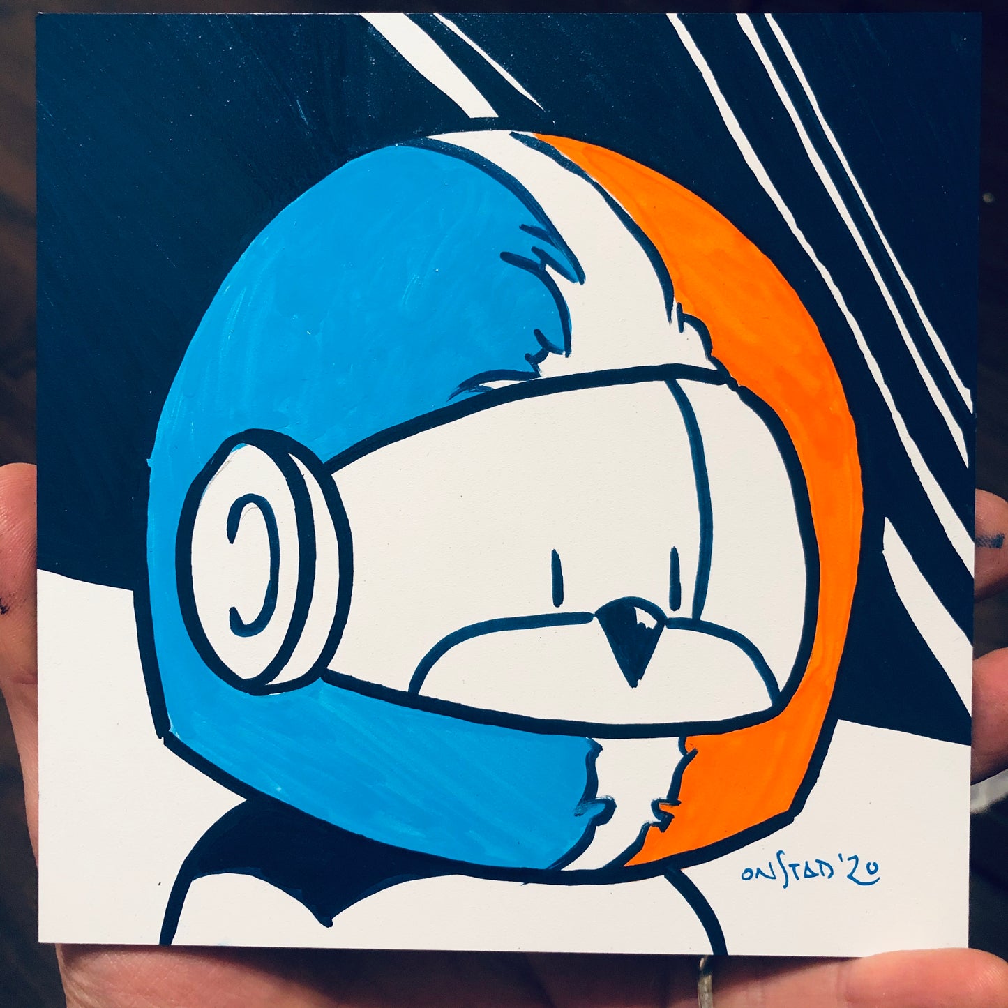 Galaxy Beef, Blue-Orange