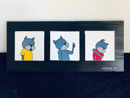 Triptych of a Troubled Man