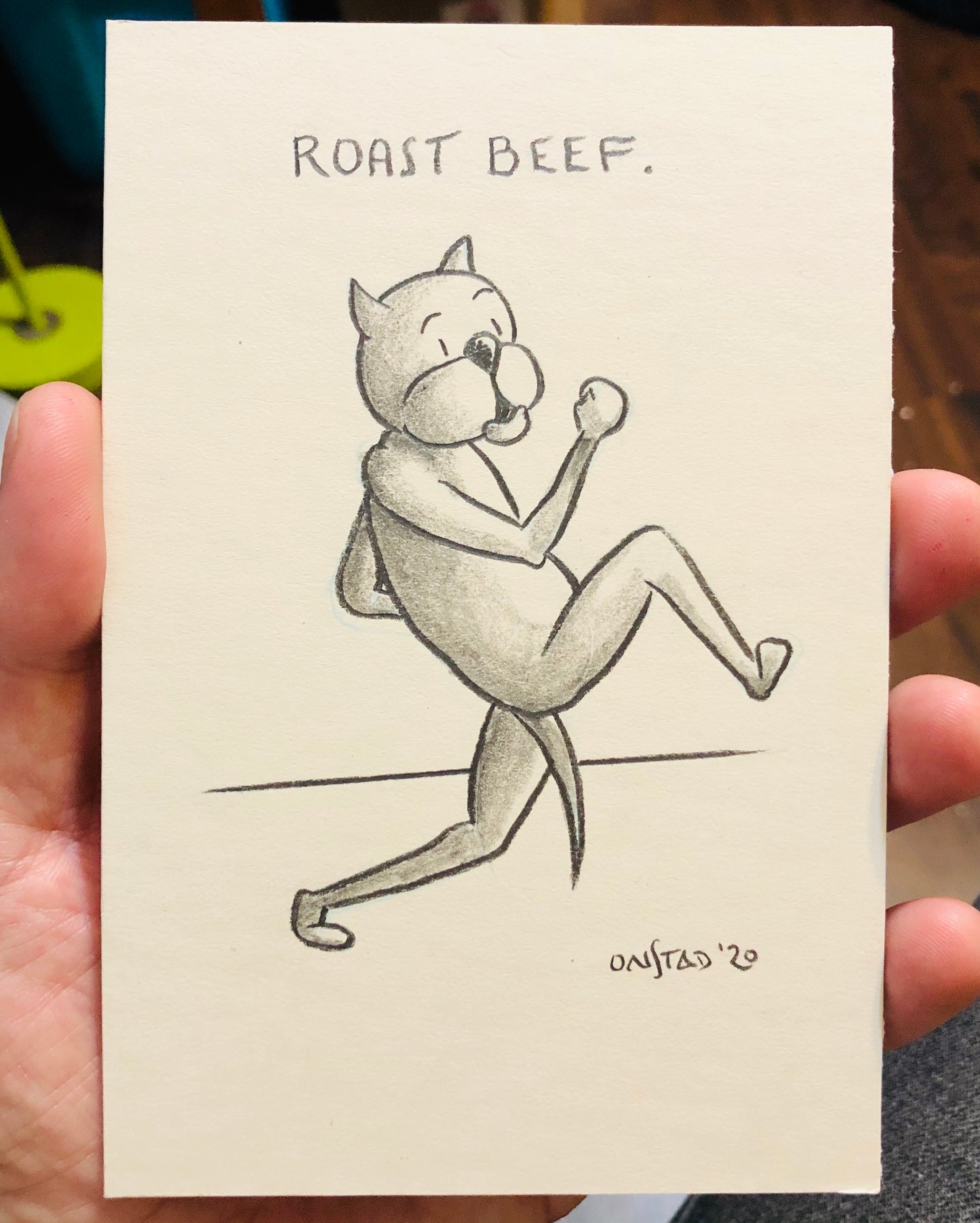 Roast Beef, Start the Sitcom Theme Music