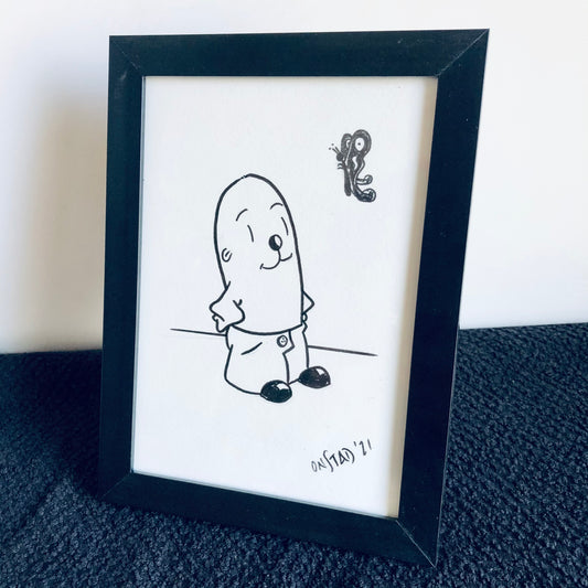 Framed Philippe Original 03262021 - Butterfly