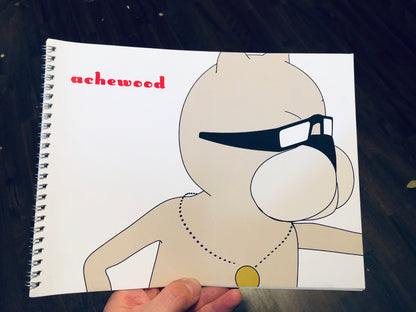 Achewood "show bible" w/production sketch