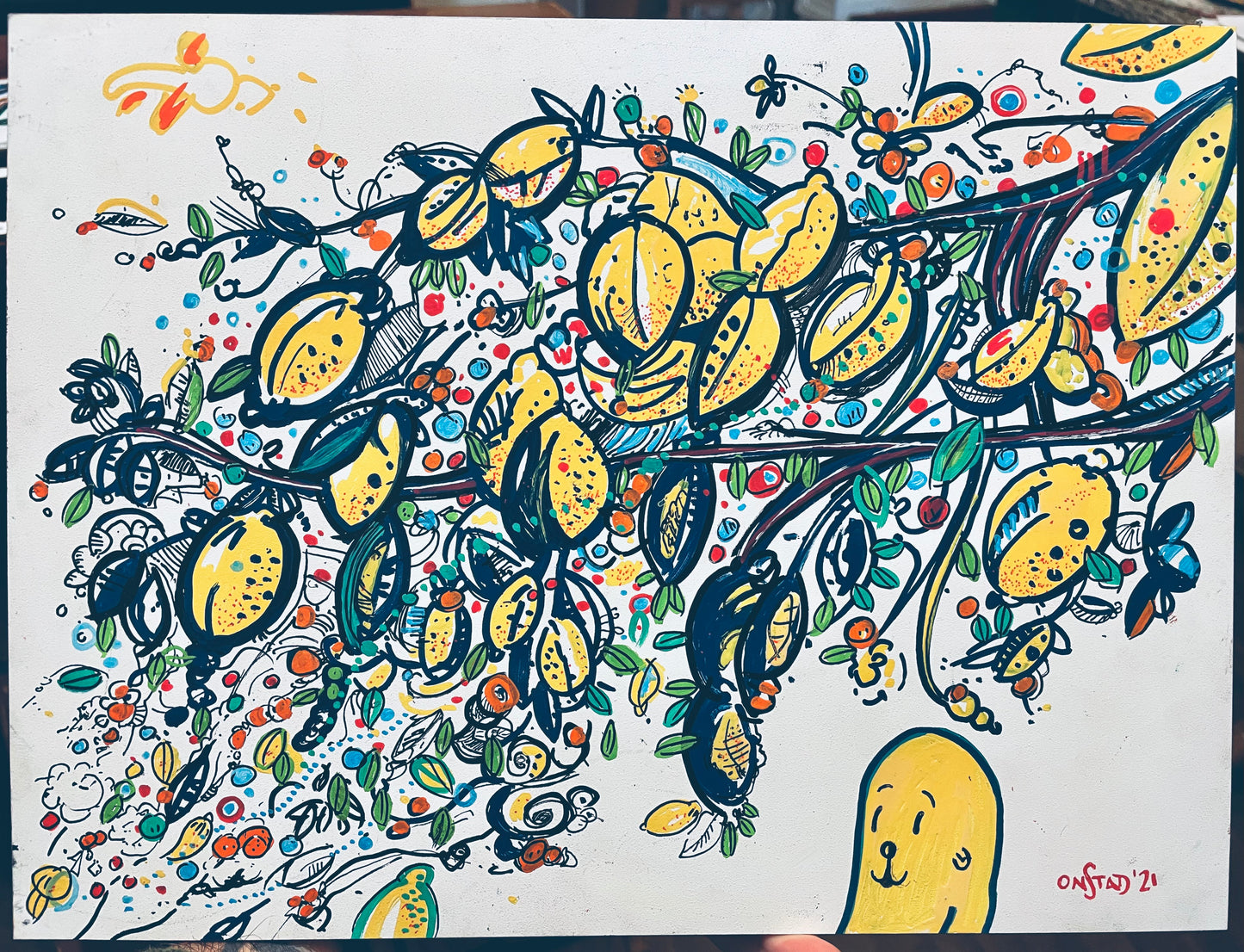 Philippe, All Symphony in a Branch, 9x12”