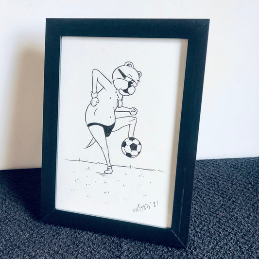 Framed Ray Original -  Fútbol Genius Worldwide
