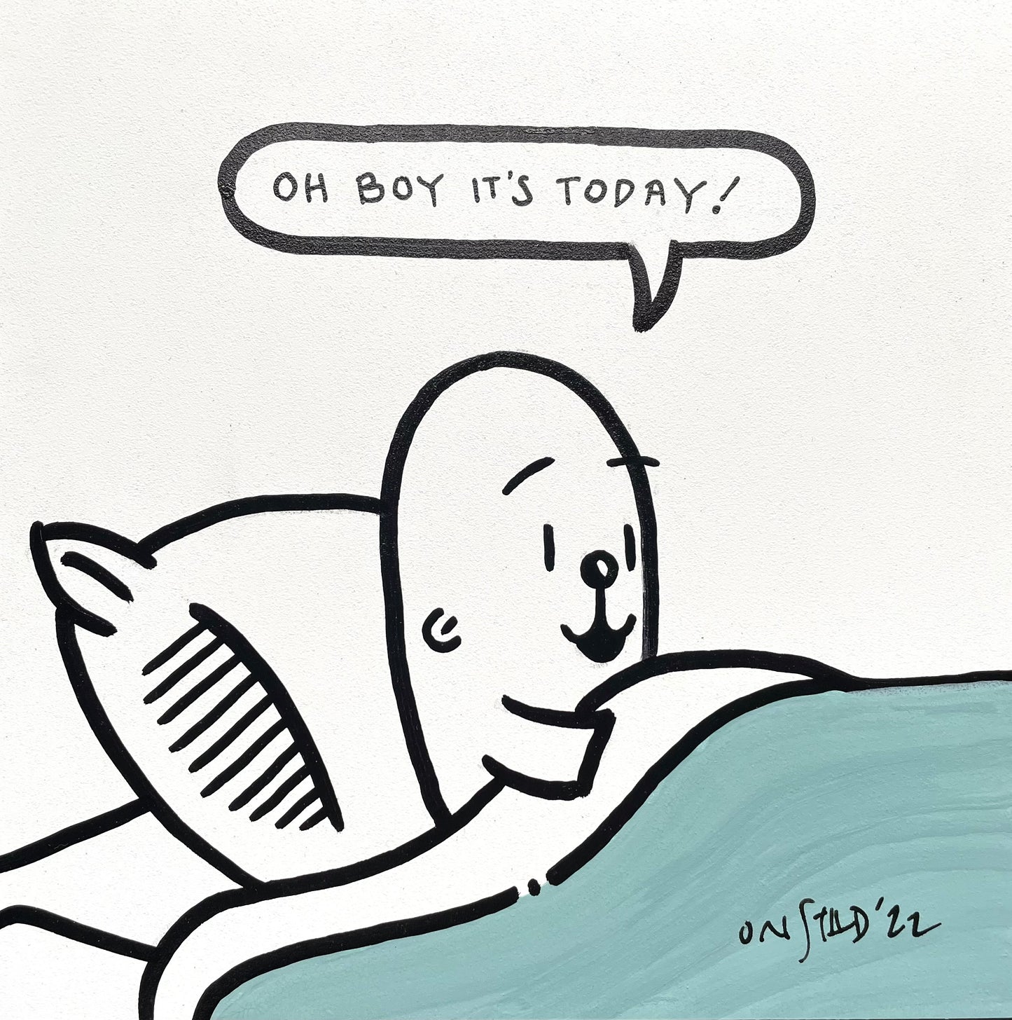 Oh Boy It's Today, 6", 5/5/2022-SlateBlue