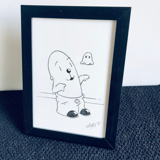 Framed Philippe Original -  Lil Ghost Friend