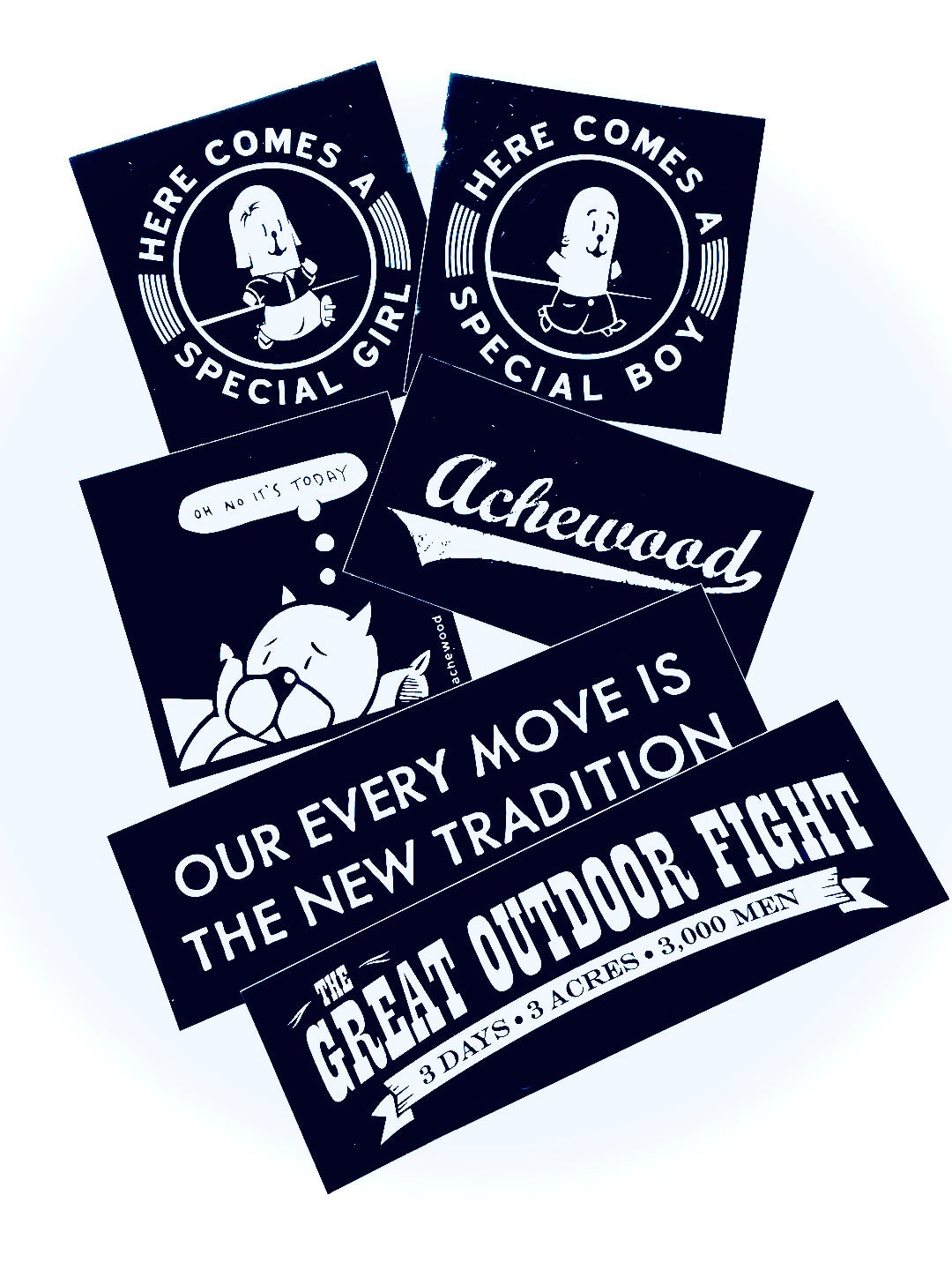 Sticker Sets 1, 2, 3, 4, 5 - Save $8!