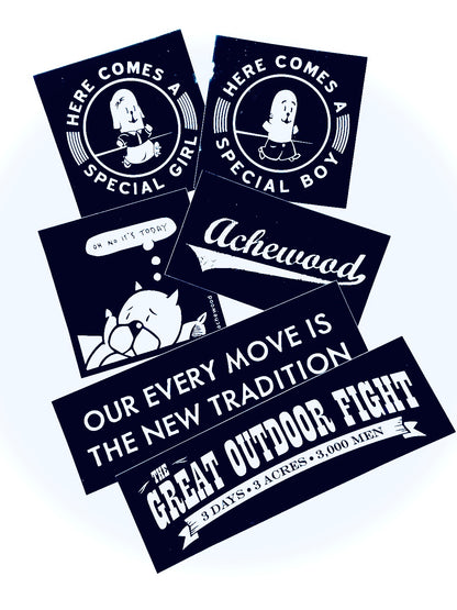 Sticker Sets 1, 2, 3, 4, 5 - Save $8!