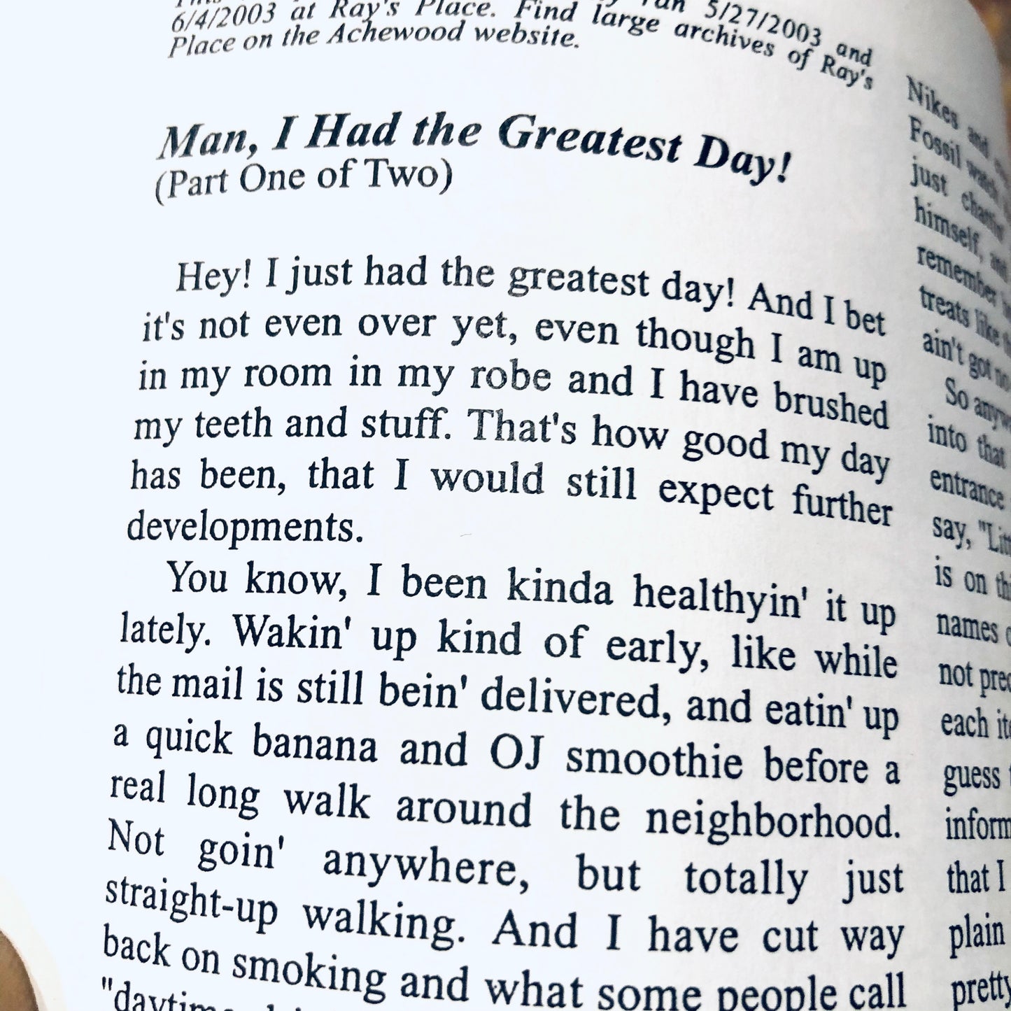 Self-Published Volume 3, Mint