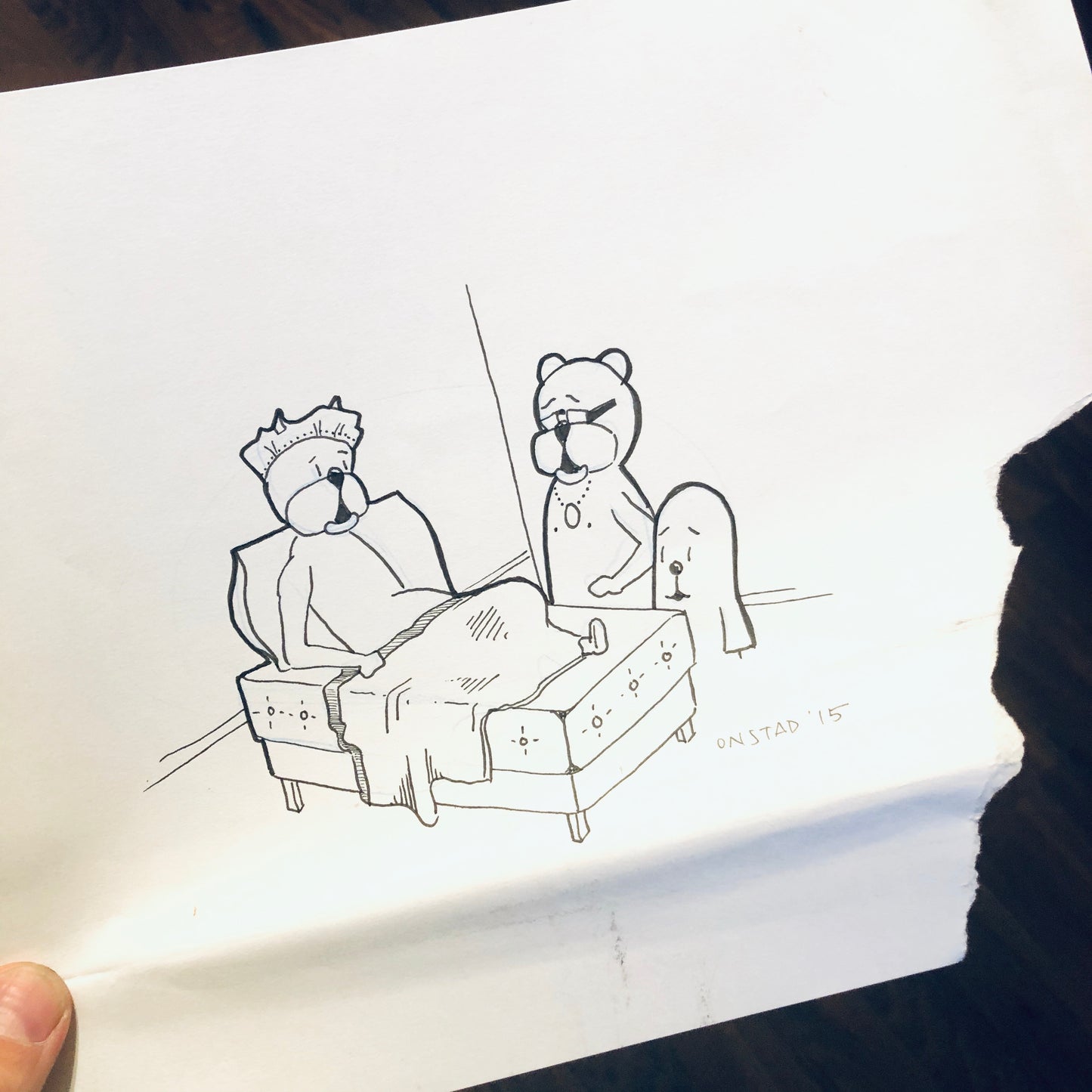 Achewood "show bible" w/production sketch